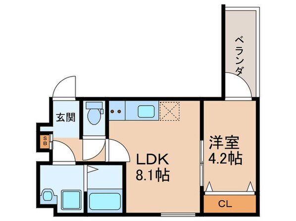 Badge島泉の物件間取画像